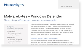 Più forza a Microsoft Windows Defender e Security Essentials