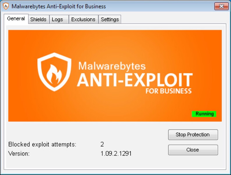 Agente Malwarebytes Anti-Exploit