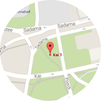 Map location of Tallinn, Estonia office